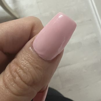 Holly Nails & Spa - Poor polish job and shape. - Nail Salons Near Me - Riverside, California