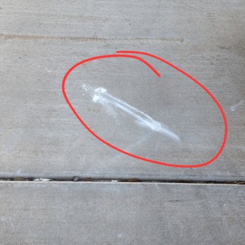 Charles Stewart - Paint left on the driveway - Roofing Near Me Charles Stewart - Paint left on the driveway - Roofing Near Me