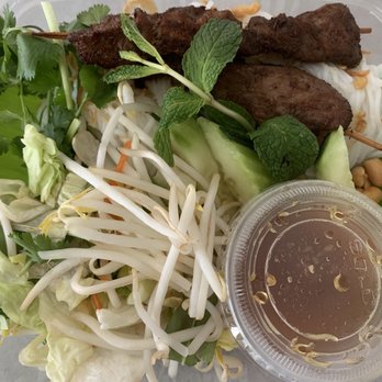 Spicy Joi - Vietnamese Noodle Salad with Lemongrass Pork Skewers - Sandwiches Near Me - Concord, California Spicy Joi - Vietnamese Noodle Salad with Lemongrass Pork Skewers - Sandwiches Near Me - Concord, California