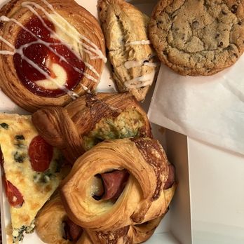 Saffron Bakery - Chocolate chip cookie, blueberry scone, strawberry and cheese danish, quiche, blueberry danish and ham and cheese croissants - Bakeries Near Me - Aliso Viejo, California Saffron Bakery - Chocolate chip cookie, blueberry scone, strawberry and cheese danish, quiche, blueberry danish and ham and cheese croissants - Bakeries Near Me - Aliso Viejo, California