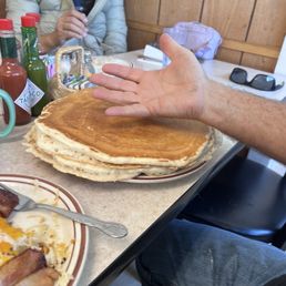 2 ginormous pancakes 2 ginormous pancakes