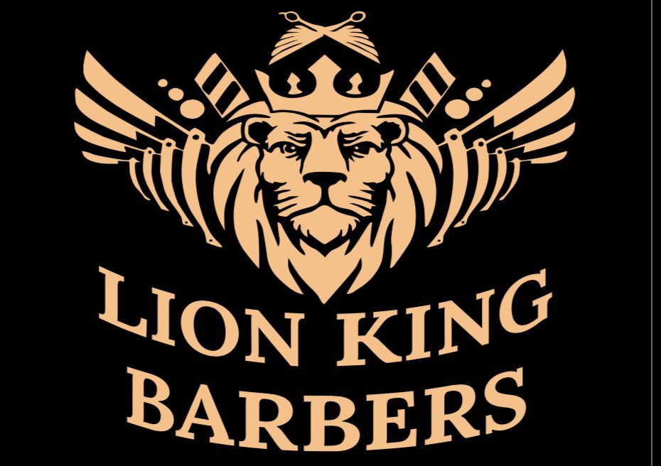 Lion King Barbers Logo