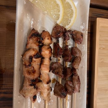 Maguro - Grilled chicken thigh and chicken gizzards - Sushi Bars Near Me - Brookline, Massachusetts