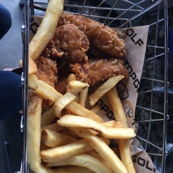 Topgolf - Waited an hour and 24 minutes for these chicken fingers... Speedy. - New American Near Me - Atlanta, Georgia Topgolf - Waited an hour and 24 minutes for these chicken fingers... Speedy. - New American Near Me - Atlanta, Georgia