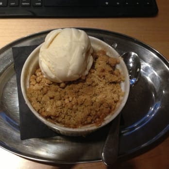 TheSmoke - Smoked apple crisp with in house ice cream. - Barbeque Near Me - Collingwood, Ontario