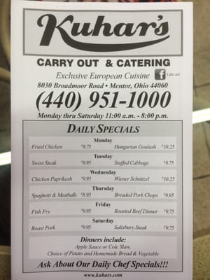 Kuhar's Carryout by null