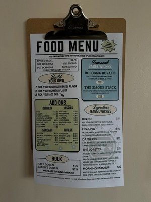 Menu photo 1 Crieve Hall Bagel Nashville, TN Menu photo 1 Crieve Hall Bagel Nashville, TN