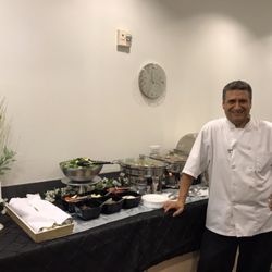 Alvarez Catering - Chef Daniel at a corporate catering