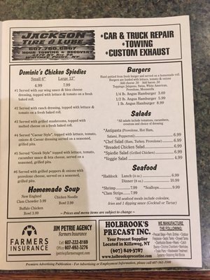 Menu photo 4 Dominic's Pizza Whitney Point, NY