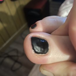 Warped polish- hours later