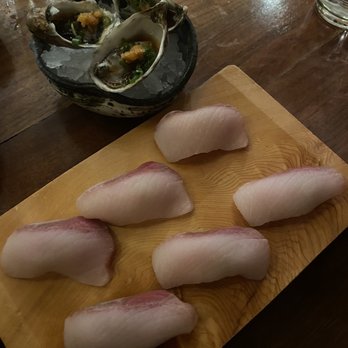 Osaki Sushi - Hamachi nigiri and Japanese oysters - Sushi Bars Near Me - Vail, Colorado Osaki Sushi - Hamachi nigiri and Japanese oysters - Sushi Bars Near Me - Vail, Colorado