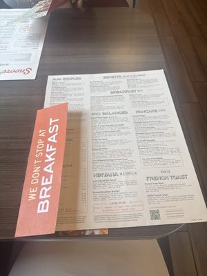 Menu photo 1 Snooze, an A.M. Eatery Atlanta, GA