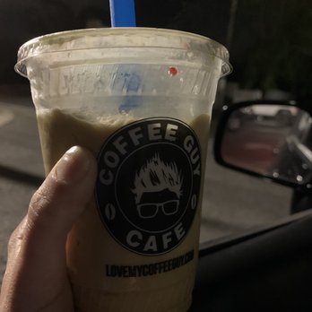 Coffee Guy Cafe - Frozen Irish kiss w dash off peppermint - Coffee & Tea Near Me - Pensacola, Florida