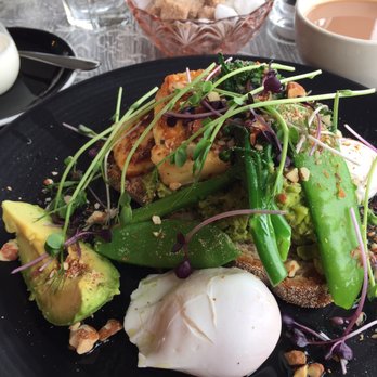 Little Poms - Grilled haloumi and earl grey tea. Yum. - Cafes Near Me - Christchurch, CAN