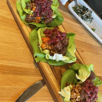 True Food Kitchen - Tuna lettuce wraps - New American Near Me - Austin, Texas True Food Kitchen - Tuna lettuce wraps - New American Near Me - Austin, Texas
