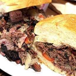 Pastrami cheesesteak Pastrami cheesesteak