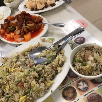 Mei Sum Dim Sum - 05*26*19: Mei Sum Special Garlic Fried Rice, Honey walnut shrimp and Sweet & sour pork - Dim Sum Near Me - Honolulu, Hawaii Mei Sum Dim Sum - 05*26*19: Mei Sum Special Garlic Fried Rice, Honey walnut shrimp and Sweet & sour pork - Dim Sum Near Me - Honolulu, Hawaii