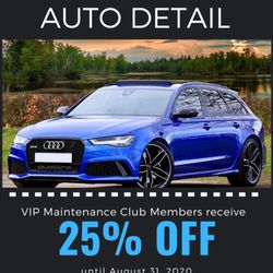 World Class Auto Detail - Enjoy a clean car! Become a VIP subscription member and receive 10-25% OFF all services for 1 year. $29/ year