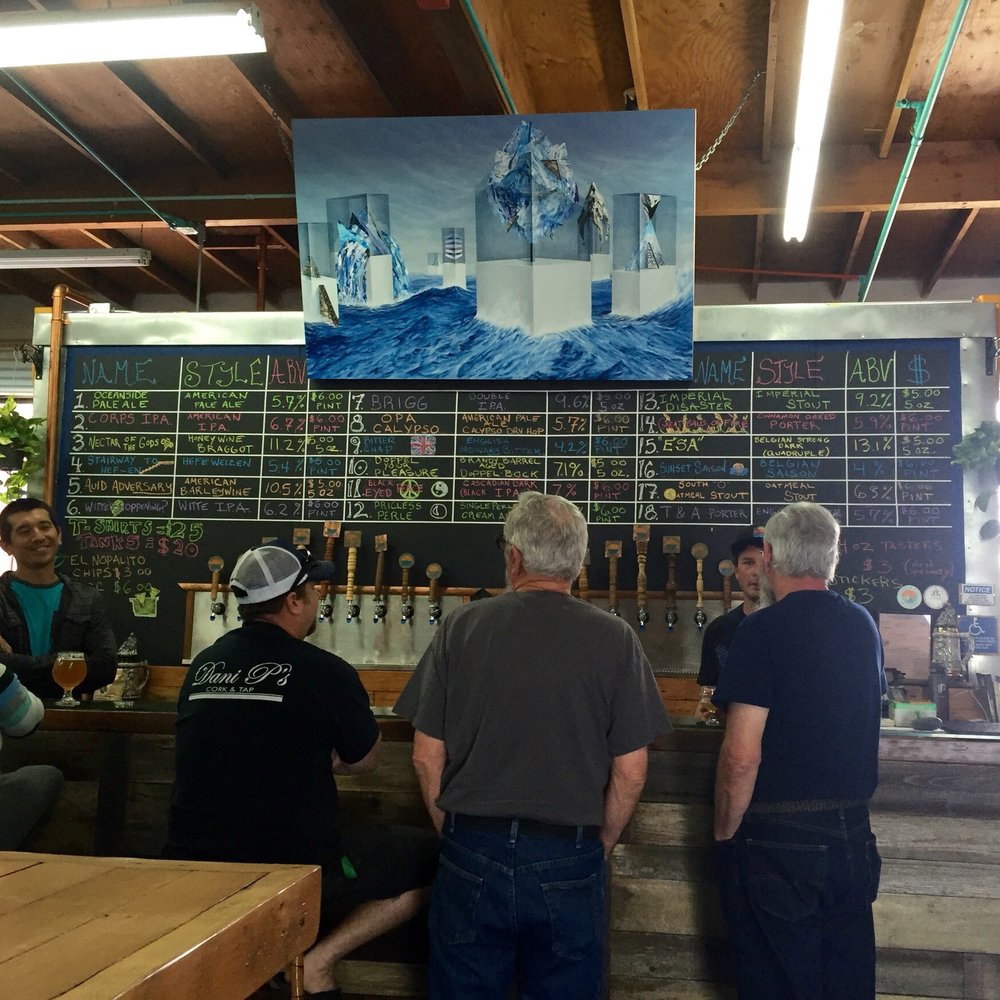 Oceanside Brewing Company - Great artwork and color scheme inside. - Breweries Near Me - Oceanside, California Oceanside Brewing Company - Great artwork and color scheme inside. - Breweries Near Me - Oceanside, California