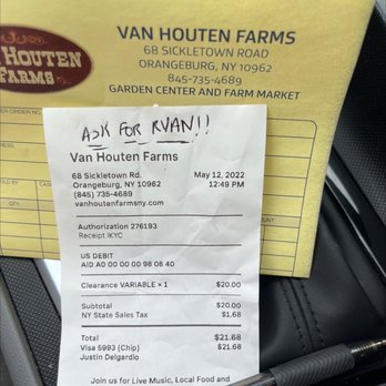 Van Houten Farms - Garden center and farm market !! - Farmers Market Near Me - Orangeburg, New York Van Houten Farms - Garden center and farm market !! - Farmers Market Near Me - Orangeburg, New York
