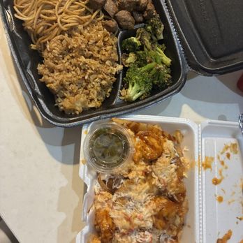 Hibachi Grill Express - Hibachi plate steak and crab Rangoon bang bang shrimp nachos - Japanese Near Me - New Orleans, Louisiana Hibachi Grill Express - Hibachi plate steak and crab Rangoon bang bang shrimp nachos - Japanese Near Me - New Orleans, Louisiana