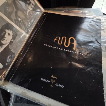 Asa Gathering - Need a menu? Grab a retro album cover! - Cocktail Bars Near Me - Mercer Island, Washington Asa Gathering - Need a menu? Grab a retro album cover! - Cocktail Bars Near Me - Mercer Island, Washington