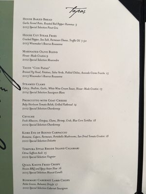 Menu photo 7 Meritage At Callaway Temecula, CA