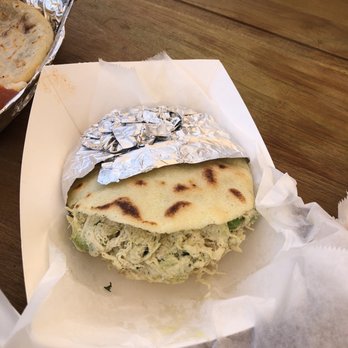 La Caseta - Chicken arepa! Avocado too. - Latin American Near Me - Charlotte, North Carolina