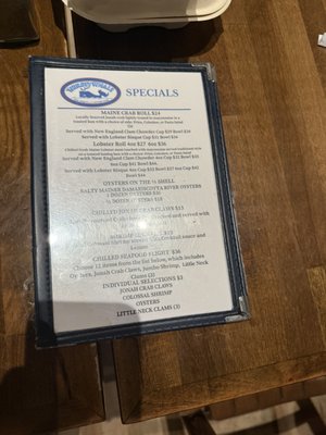 Menu photo 7 Thirsty Whale Bar Harbor, ME