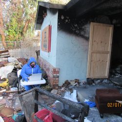 Total Inventory - Meticulously inventorying loss items on-site at a fire damaged home.