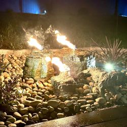 Action Water Gardens - Fire features
