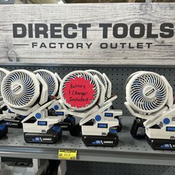 Direct Tools Factory Outlet - Battery Powered Fans!
