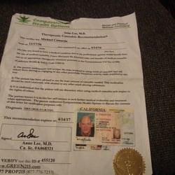 Davy Jones Enterprise - This is my doctor recommendation for the use of medical marijuana