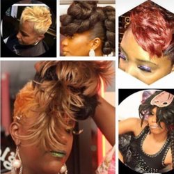 Tangles Unlimited - Award winning hair styling never ever duplicated. Trophy awarded styles Infinity and beyond! Custom Weaving..