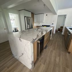 Euro Marmi Marble & Granite - Waterfall island