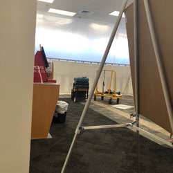 MinuteClinic at CVS - Construction going on while we wait for our scheduled appointment.