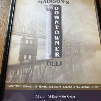 The Downtowner - Front Cover - Sandwiches Near Me - Madison, Indiana