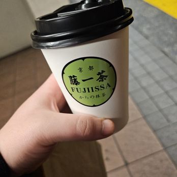 Fujiissa - Matcha. Regular size only at kiosk for now. $7 + tax. Decent (get the ice cream) - Coffee & Tea Near Me - New York, New York