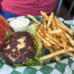 Ocean Drive Bar & Restaurant - Crab cake sandwich