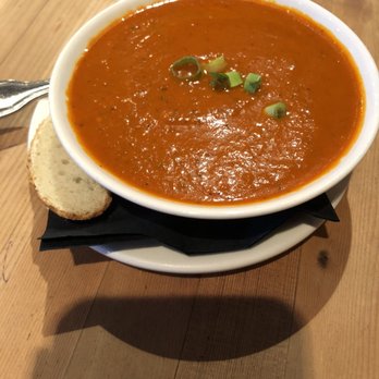 Bear Street Tavern - Roasted red pepper Daily Soup - Pizza Near Me - Banff, Alberta