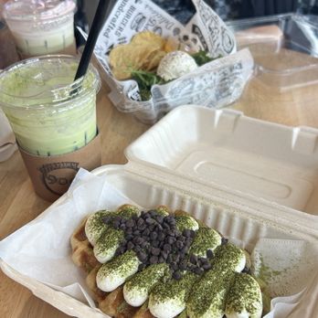 Platform 909 - Matcha Croffle and Ricotta Cheese Avocado ToastAvocado - Coffee & Tea Near Me - Chino Hills, California Platform 909 - Matcha Croffle and Ricotta Cheese Avocado ToastAvocado - Coffee & Tea Near Me - Chino Hills, California
