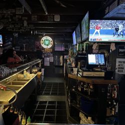 The Sportsman's Bar - Bar Area. It also extends to the right twice this distance.