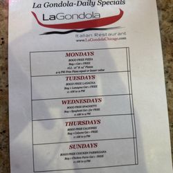 La Gondola Crestwood - Specials