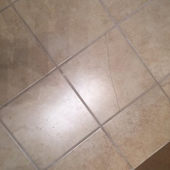Foundation Dynamics - Tiles cracks in the master bedroom - Foundation Repair Near Me - White Settlement, Texas