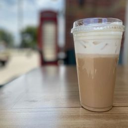 Pumpkin spice latte W/ pumpkin spice cold foam Pumpkin spice latte W/ pumpkin spice cold foam