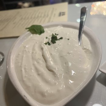 Surena Persian Cuisine - Garlic yogurt my starter - Persian/Iranian Near Me - Centennial, Colorado Surena Persian Cuisine - Garlic yogurt my starter - Persian/Iranian Near Me - Centennial, Colorado