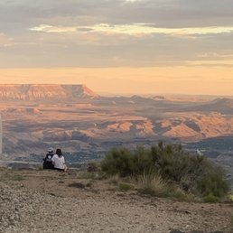 Sunset view when you reach the top