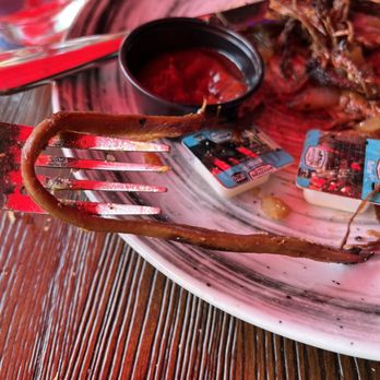 Boots & Bones - Stringy, long & greasy brisket in this "hash" - Barbeque Near Me - Jersey City, New Jersey Boots & Bones - Stringy, long & greasy brisket in this "hash" - Barbeque Near Me - Jersey City, New Jersey
