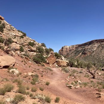 Colorado National Monument - In the Canyon portion of the Monument Canyon Trail - Hiking Near Me - Fruita, Colorado Colorado National Monument - In the Canyon portion of the Monument Canyon Trail - Hiking Near Me - Fruita, Colorado