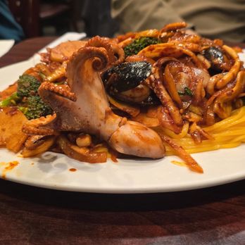 Korean Noodle House - Didn't catch the name - but it was spicy. - Korean Near Me - Flushing, New York